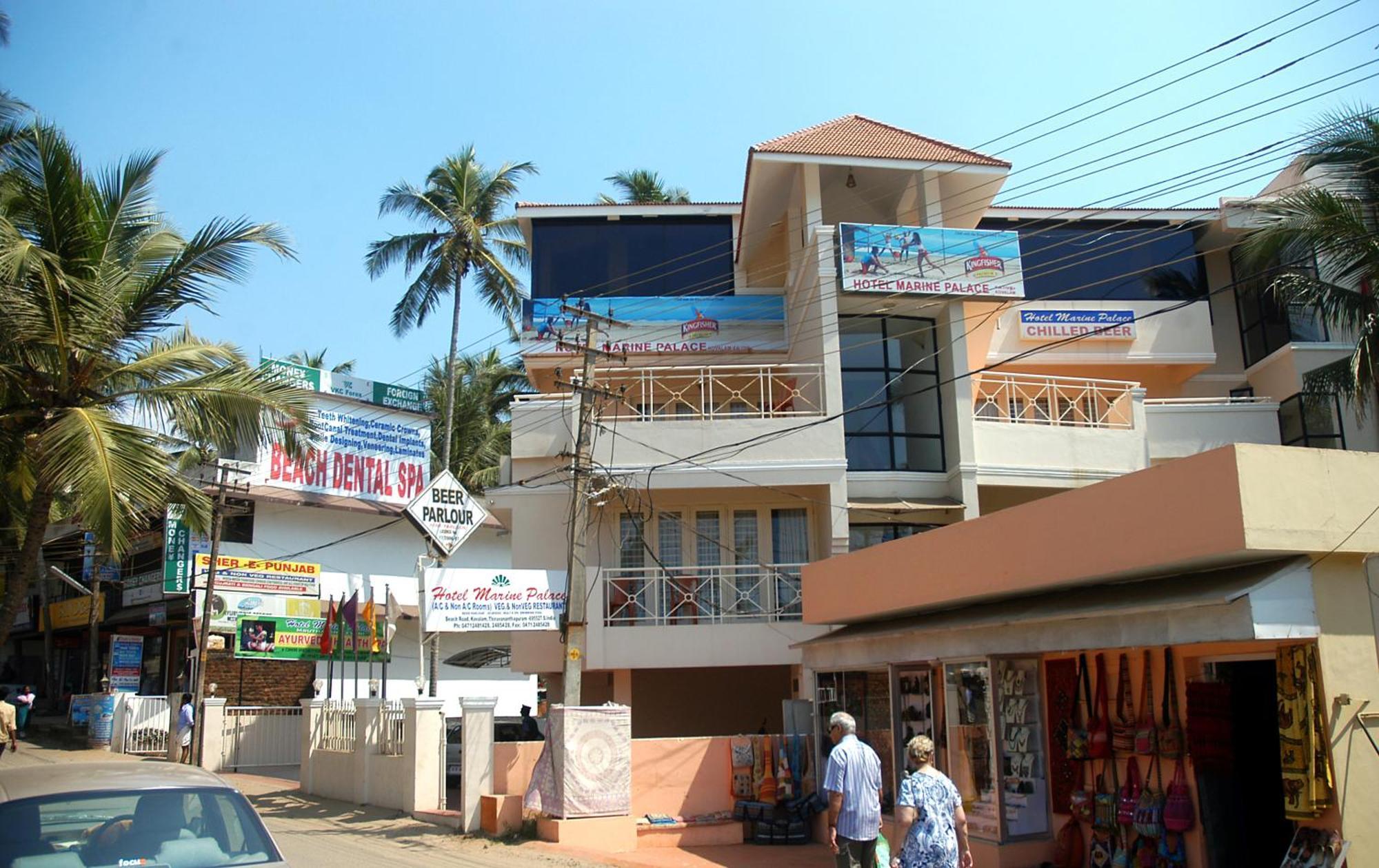 Marine Palace Beach Hotel Kovalam Exterior photo